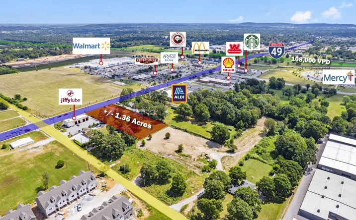 Pictures of Land property located at 5119 Elm Springs Rd, Springdale, AR 72762 for sales - image #1