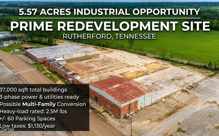 Pictures of Industrial, Land property located at 302 N Trenton St, Rutherford, TN 38369-9671 for sales - image #1