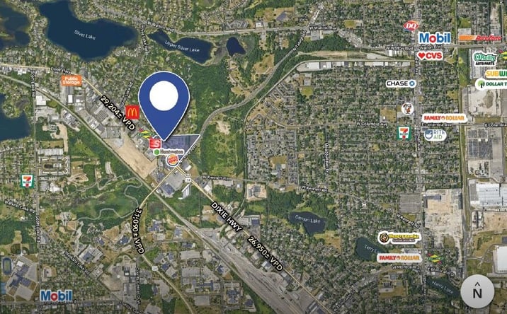 Pictures of Land property located at 2200 Dixie Hwy, Waterford, MI, MI 48328 for sales - image #1