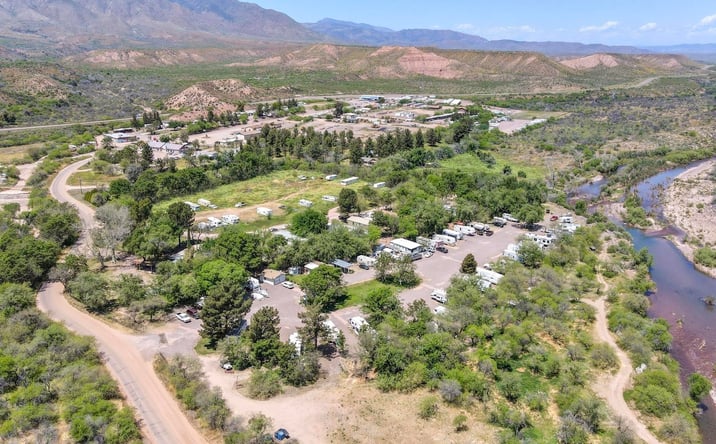 Pictures of Mobile Home Park, Multifamily property located at 170 E Greenback Valley Rd, Tonto Basin, AZ 85553 for sales - image #1