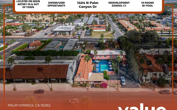 Pictures of Hospitality property located at 1404 N Palm Canyon Dr, Palm Springs, CA 92262 for sales - image #1