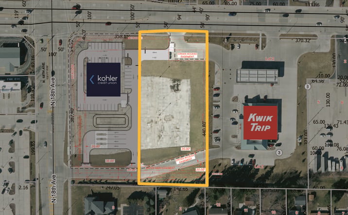 Pictures of Land property located at 1613 West Washington Street, West Bend, WI 53095 for sales - image #1