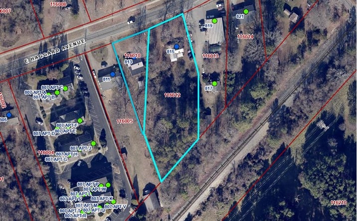 Pictures of Land, Mixed Use, Multifamily, Retail property located at 813-815 E Haggard Ave, Elon, NC 27244 for sales - image #1
