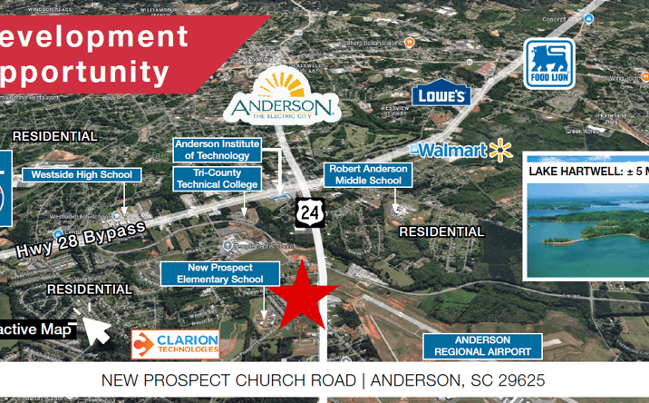 Pictures of Land property located at New Prospect Church Rd, Anderson, SC 29625 for sales - image #1