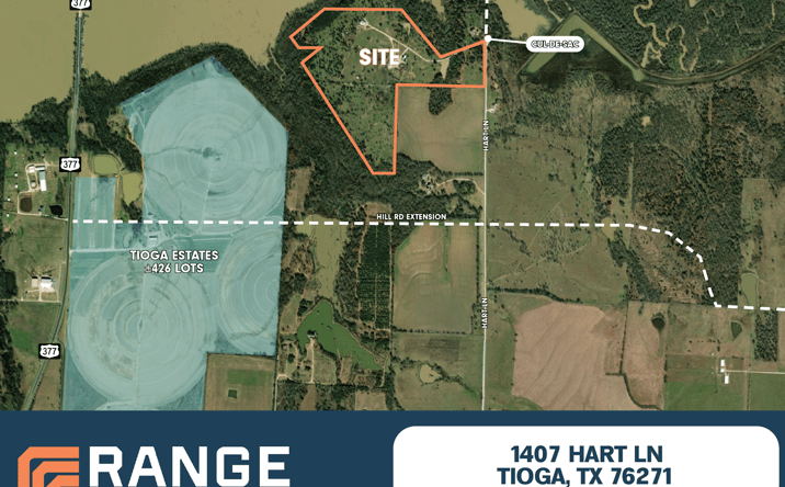 Pictures of Land property located at 1407 Hart Ln, Tioga, TX 76271 for sales - image #1