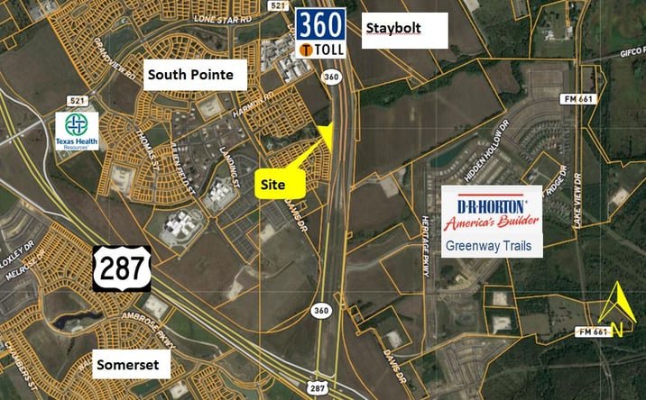 Pictures of Land property located at 1800 South Hwy 360 Toll, Mansfield, TX 76063 for sales - image #1