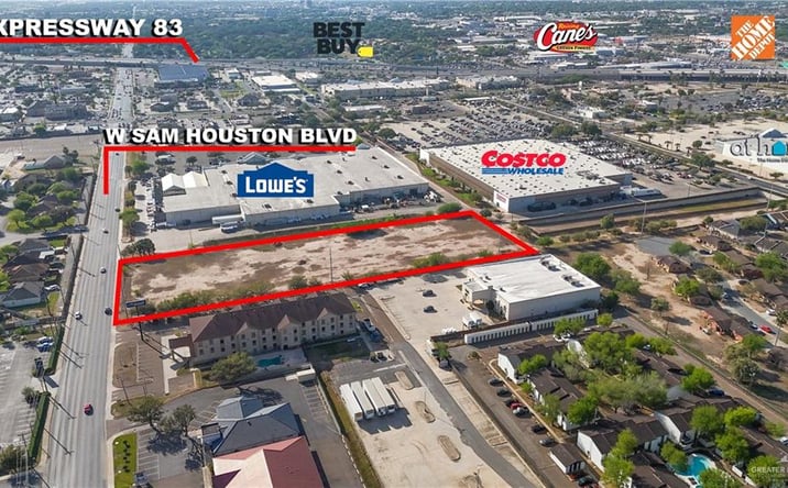 Pictures of Land property located at 1206 W Sam Houston Street, Pharr, TX 78577 for sales - image #1