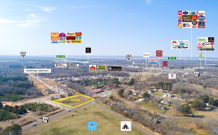 Pictures of Land property located at 3480 Hwy 89 S., Cabot, AR 72023 for sales - image #1