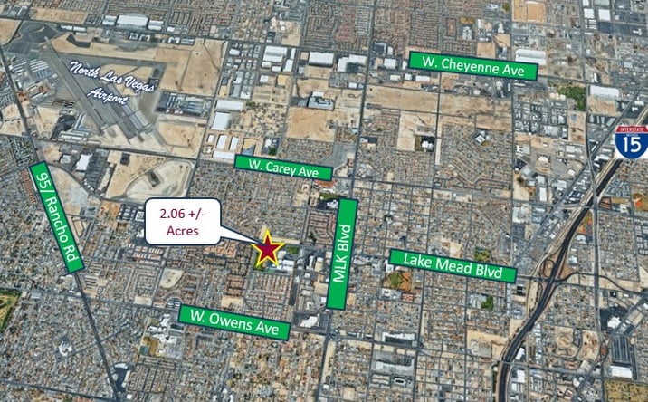 Pictures of Land property located at Lake Mead Blvd and Tonopah Drive, Las Vegas, NV 89106 for sales - image #1