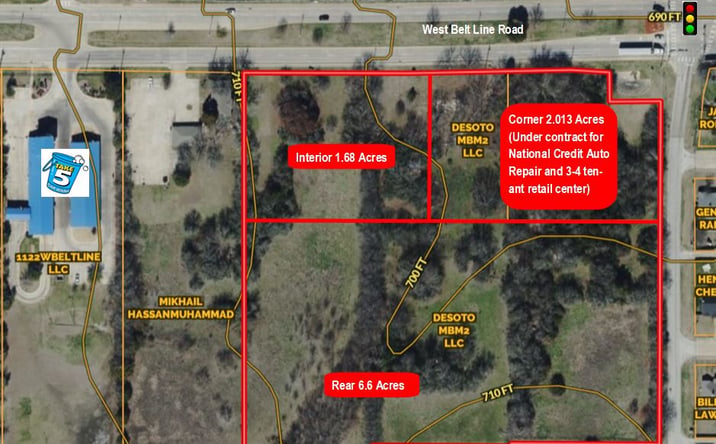 Pictures of Land property located at 1116 W Belt Line Rd, DeSoto, TX 75115 for sales - image #1