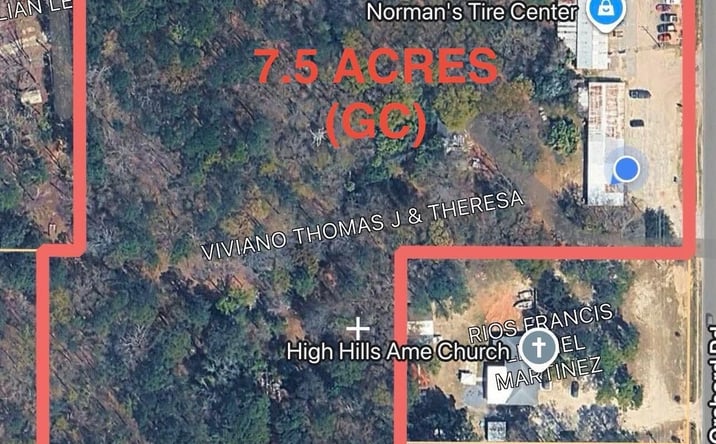 Pictures of Mixed Use, Retail, Land, Office property located at 2090 Peach Orchard Road, Sumter, SC 29154 for sales - image #1