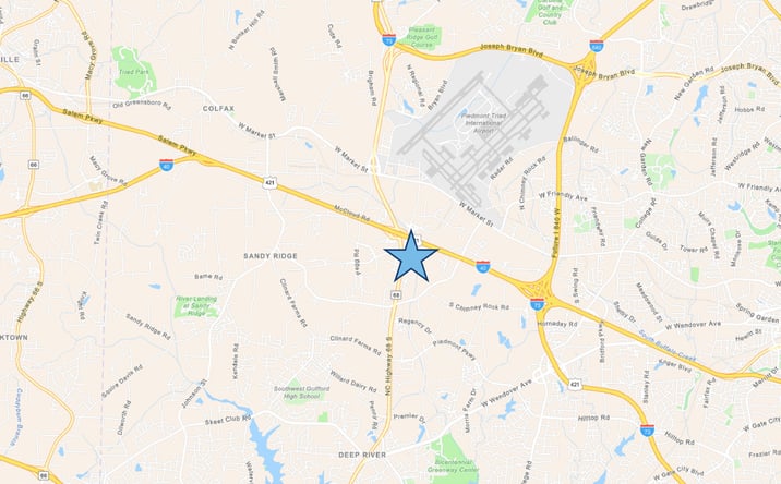 Pictures of Land property located at 321 327 Highway 68, Greensboro, NC 27409 for sales - image #1