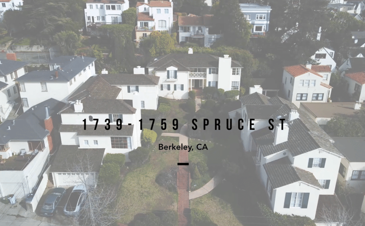 Pictures of Multifamily property located at 1739 Spruce Street, Berkeley, CA 94709 for sales - image #1