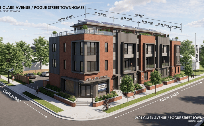 Pictures of Multifamily, Mixed Use property located at 2601 Clark Avenue Raleigh, NC 27607, Raleigh, NC 27607 for sales - image #1