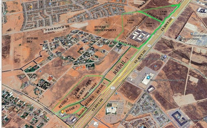 Pictures of Land, Retail property located at 8295 Hwy 191, Odessa, TX 79765 for sales - image #1