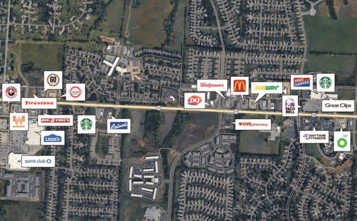 Pictures of Land property located at Hwy 58 & Foxridge Drive, Raymore, MO 64083 for sales - image #1