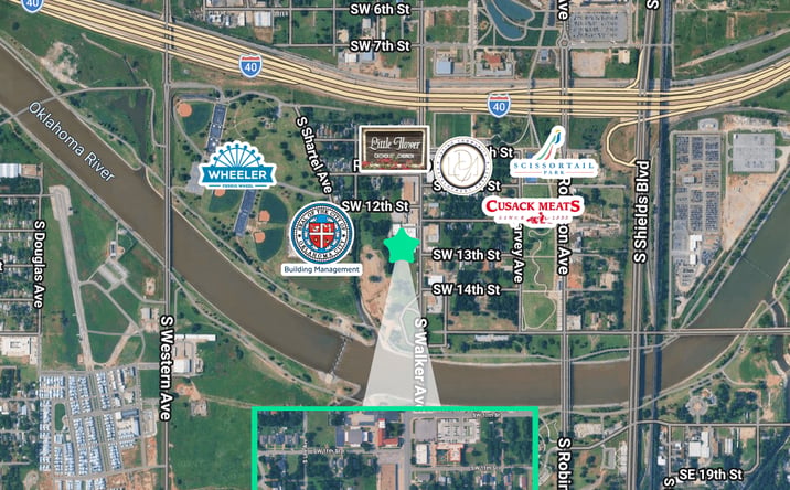 Pictures of Industrial property located at 1301 S Walker Ave, Oklahoma City, OK 73109 for sales - image #1