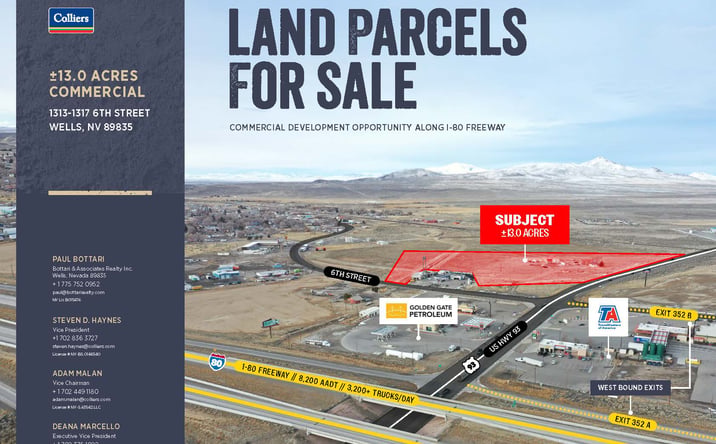 Pictures of Land property located at 1313-1317 6th Street, Wells, NV 89835 for sales - image #1