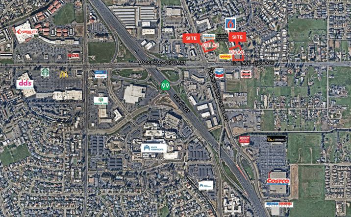 Pictures of Land, Retail property located at Stockton Blvd & Elsie Ave, Sacramento, CA 95823 for sales - image #1