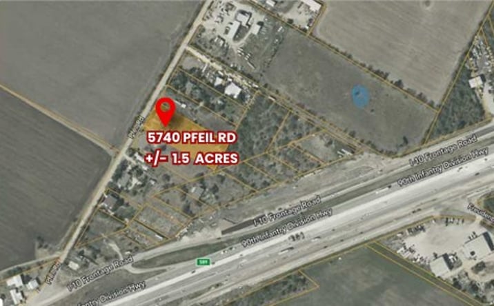 Pictures of Land property located at 5696 Pfeil Rd, Schertz, TX 78154 for sales - image #1