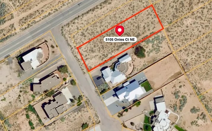 Pictures of Land property located at 5105 Onies Ct NE, Rio Rancho, NM 87144 for sales - image #1