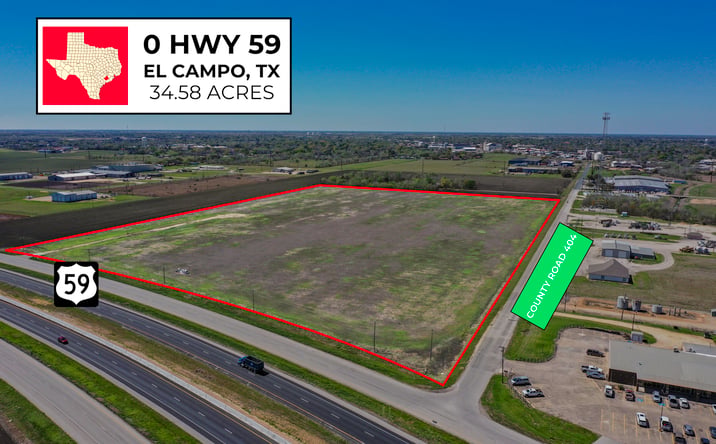 Pictures of Industrial, Office, Retail property located at 0 Hwy 59, El Campo, TX 77437 for sales - image #1
