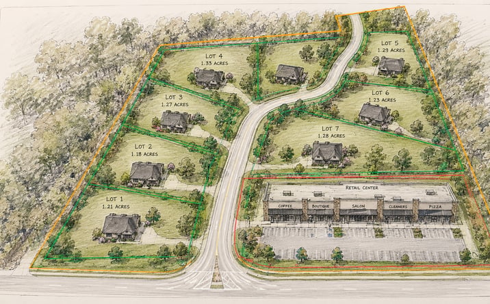 Pictures of Land property located at 3320 Cumming Hwy, Canton, GA 30115 for sales - image #1