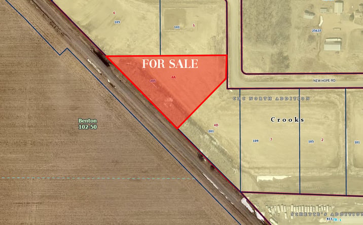 Pictures of Land property located at 201 New Hope Rd, Crooks, SD 57020 for sales - image #1