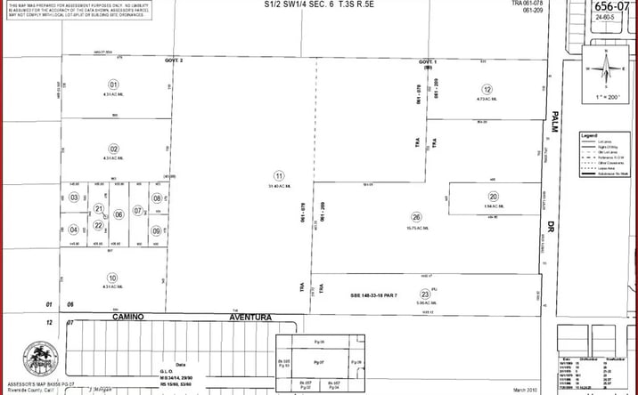 Pictures of Land property located at Desert Hot Springs, Desert Hot Springs, CA 92240 for sales - image #1