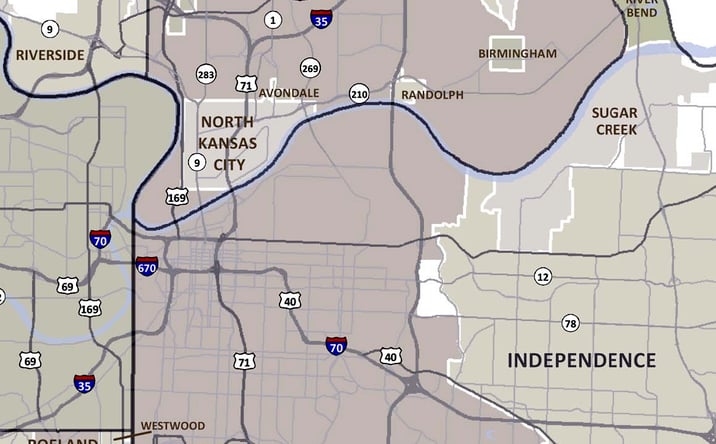 Pictures of Land property located at Highway 210 & Kimball Drive, Kansas City, MO 64161 for sales - image #1