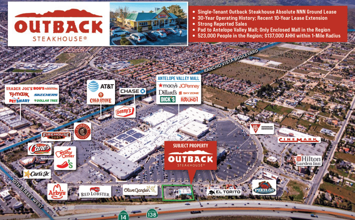 Pictures of Retail property located at 1061 W Rancho Vista Blvd, Palmdale, CA 93551 for sales - image #1