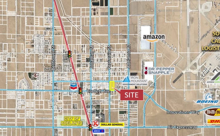 Pictures of Land property located at Bartlett, Adelanto, CA 92301 for sales - image #1