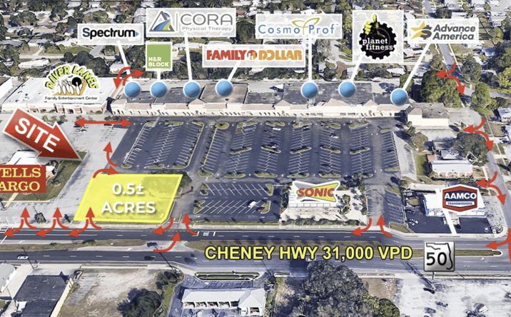 Pictures of Land property located at 686 Cheney Hwy, Titusville, FL 32780 for sales - image #1