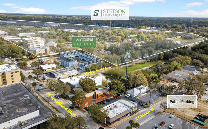 Pictures of Land property located at 235 N Woodland Blvd, DeLand, FL 32720 for sales - image #1