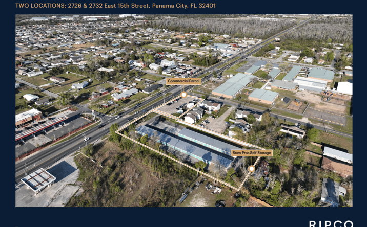 Pictures of Self Storage, Land property located at 2726 E 15th St, Panama City, FL 32405 for sales - image #1