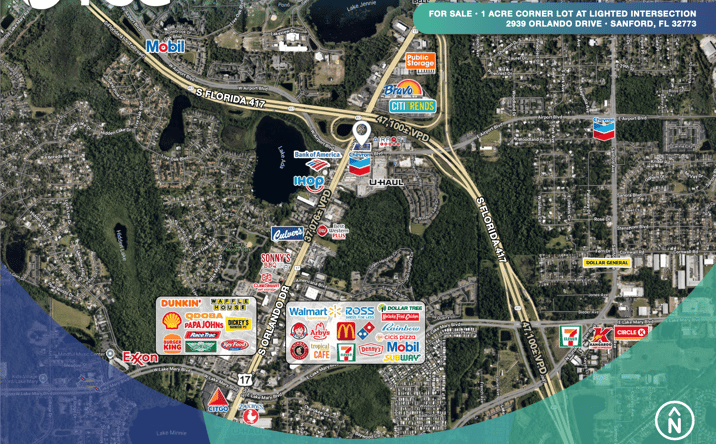 Pictures of Retail, Land property located at 2939 Orlando Dr, Sanford, FL 32773 for sales - image #1