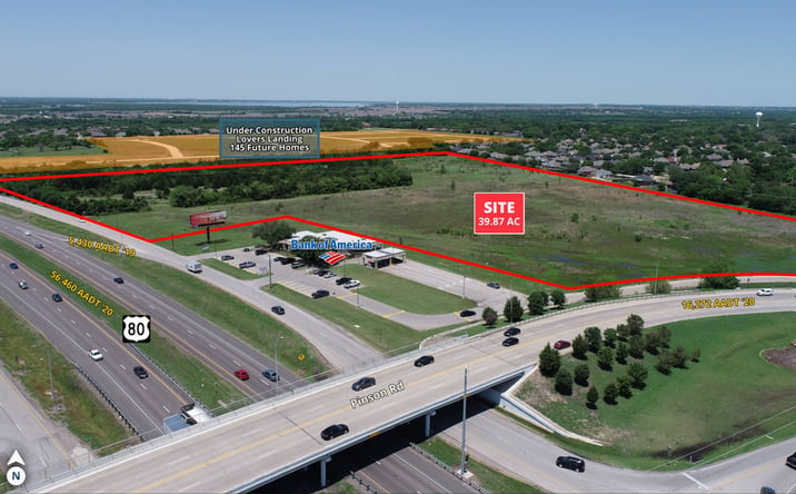 Pictures of Land, Retail property located at W US Hwy 80 & Pinson - Lot 4, Forney, TX 75126 for sales - image #1