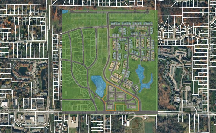 Pictures of Land property located at 3483 Lake Michigan Dr NW | Lot 4, Walker, MI 49534 for sales - image #1