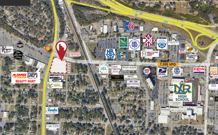 Pictures of Land property located at 900 Pershing Blvd, North Little Rock, AR 72114 for sales - image #1