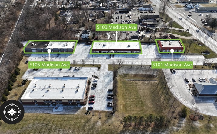 Pictures of Office property located at 5101 Madison Avenue, Indianapolis, IN 46227, 5103 Madison Avenue, Indianapolis, IN 46227, 5105 Madison Avenue, Indianapolis, IN 46227 for sales - image #1