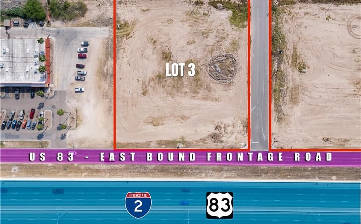 Pictures of Land property located at Lot 3 W Palma Vista Drive, Palmview, TX 78572 for sales - image #1