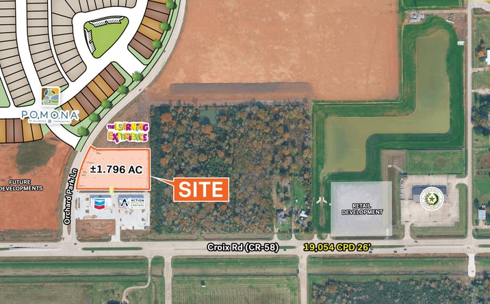 Pictures of Land property located at NEC of Orchard Park Ln & Croix Rd, Manvel, TX 77578 for sales - image #1