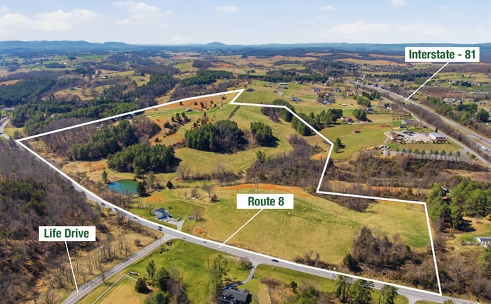 Pictures of Land property located at 0 Riner Road, Christiansburg, VA 24073 for sales - image #1