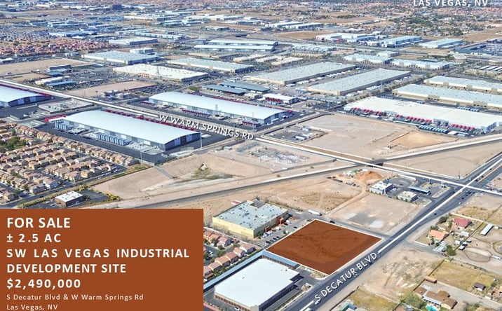 Pictures of Land property located at 7475 S Decatur Blvd, Las Vegas, NV 89139 for sales - image #1