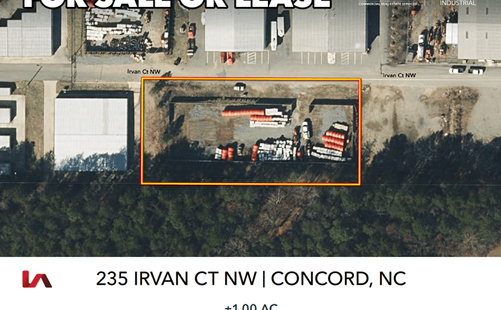 Pictures of Industrial, Land property located at 235 Irvan Ct NW, Concord, NC 28027 for sales - image #1
