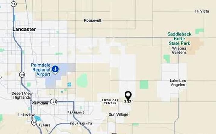 Pictures of Land property located at Palmdale Rd & 110th St - 2.46-acres, Sun Village, CA 93543 for sales - image #1