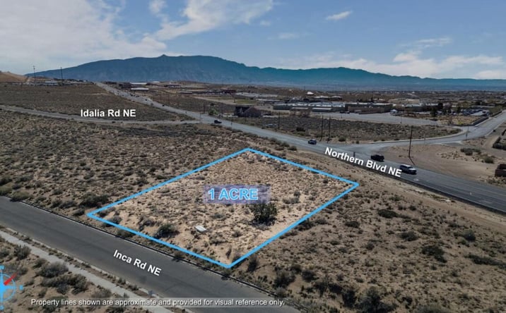 Pictures of Land property located at 1010 Inca Rd NE, Rio Rancho, NM 87124 for sales - image #1