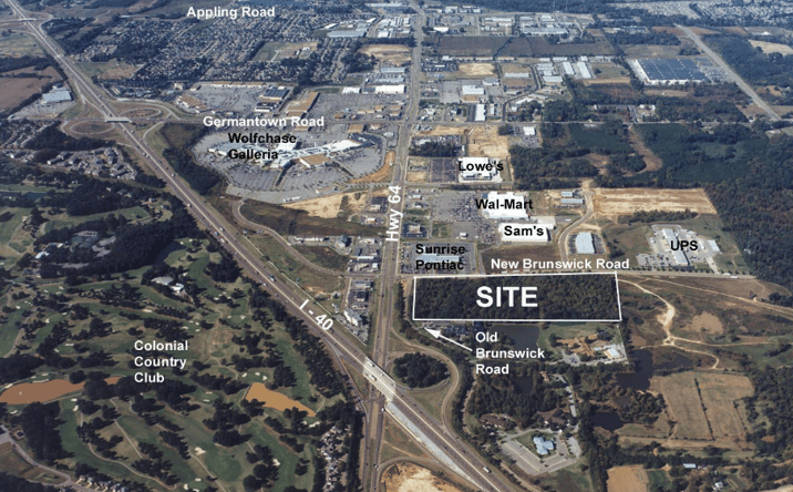 Pictures of Land property located at Corner of New Brunswick and Old Brunswick Roads, Brunswick, TN 38002 for sales - image #1