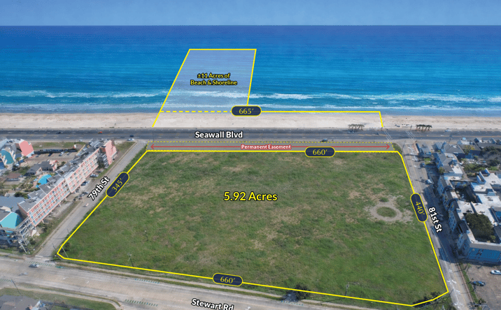 Pictures of Land property located at 8008 Seawall Blvd, Galveston, TX 77551 for sales - image #1