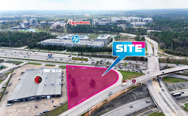 Pictures of Retail, Mixed Use, Land property located at SEQ I-45 & Hardy Toll Rd, Spring, TX 77373 for sales - image #1